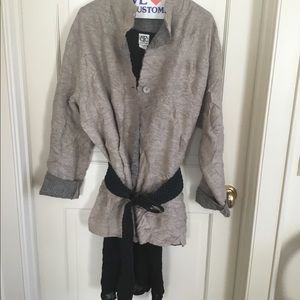 Crinkle wool jacket